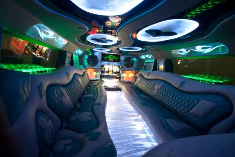 Beverly Hills Luxury Limousine Services | First LA Limo Interior,Laser light show