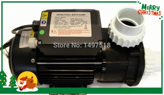 DH1 Whirlpool 1HP Hot Tub Pump