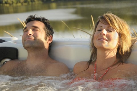 A hot tub is a place to relax