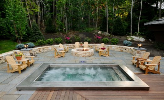 Luxury Hot Tub made from
