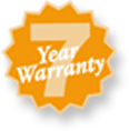 7 Year Warranty