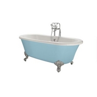 Best price for Cooke Lewis Duchess Paintable Roll Top Bath with Chrome Feet