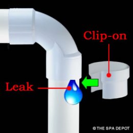 Repair PVC Clip-on Leak Seal