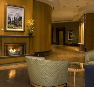 Jacuzzi fireplace Hotel Edmonton