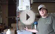 Tankless water heater flushing cleaning